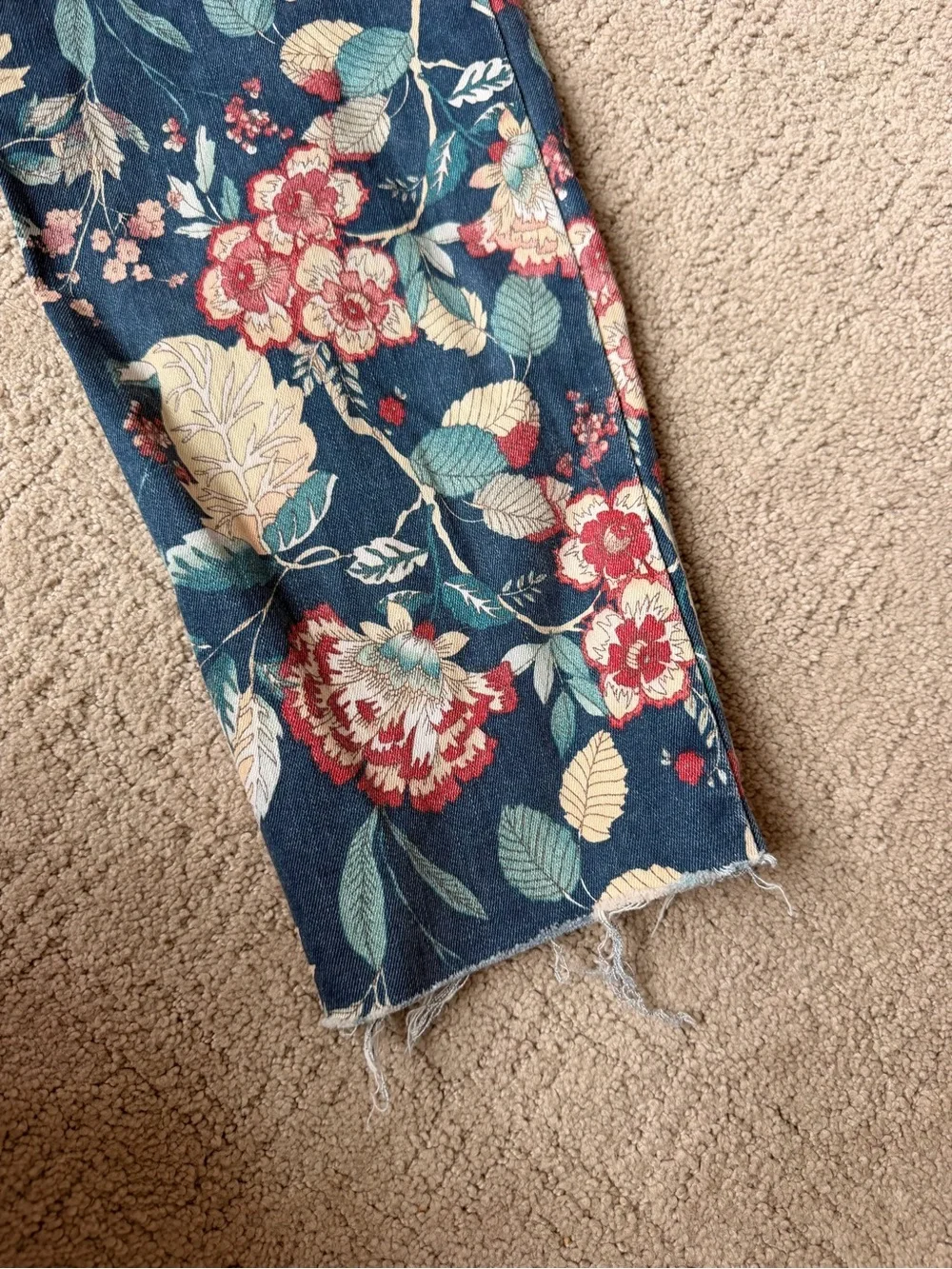 Vintage America Floral Jeans